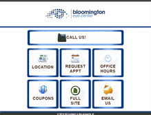 Tablet Screenshot of bloomingtoneyecenter.com